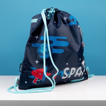 Сумка для взуття 1 Вересня SB-10 Out of Space синя (533503) - Pampik - 3