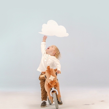 Біговел YVolution My Buddy Wheels Конячка, коричневий (N101231) - Pampik - 8