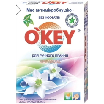 Пральний порошок O'key Universal, 400 г - Pampik