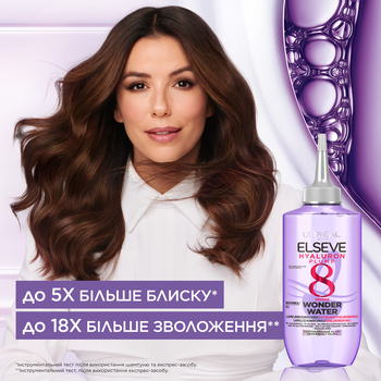 Рідкий експрес-засоб L'Oreal Paris Elseve Hyaluron Plump Wonder Water з ефектом ламінації, 200 мл - Pampik - 6