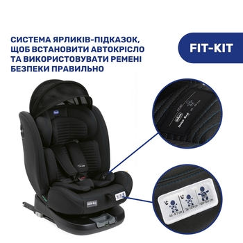 Автокресло Chicco Unico Evo i-Size Air Черное (87031.72) - Pampik - 10