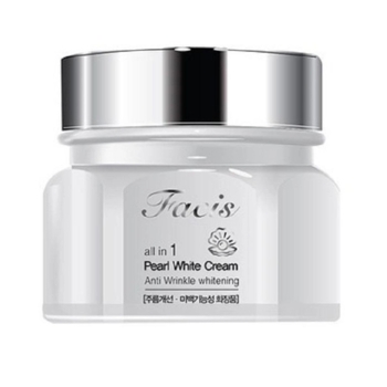 Крем для освітлення Jigott Facis All-In-One Pearl Whitening Cream, з перловим порошком, 100 мл - Pampik