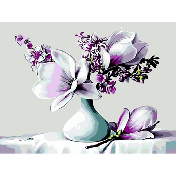 Картина за номерами ZiBi Art Line Магнолія 40х50 см (ZB.64132) - Pampik