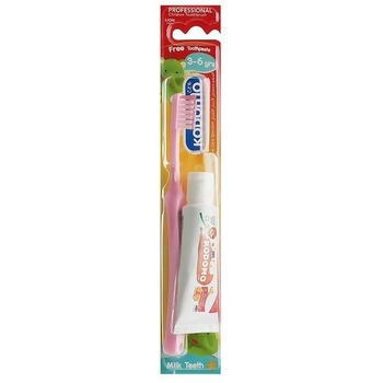 Дитячий набір Kodomo Dental Kids Set, для догляду за зубами, 3 - 6 років, 15 г - Pampik