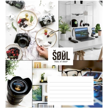 Набір зошитів Школярик Feel your soul, в лінію, 24 аркуші, 25 шт. (024-3235L) - Pampik - 4