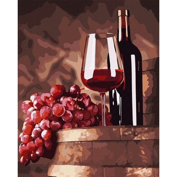 Набір для розпису по номерах Ідейка Витончений смак, 40х50 см (KHO5640) - Pampik