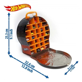 Контейнер-колесо для машинок Hot Wheels металлический (HWCC18) - Pampik - 4