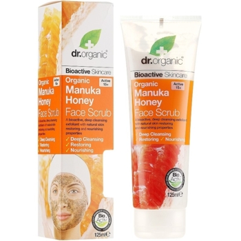 Скраб для лица Манука Мед Dr. Organic Manuka Honey Face Scrub 125 мл - Pampik