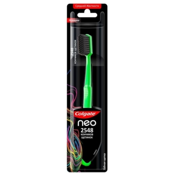 Зубна щітка Colgate Neon, середня жорсткість - Pampik - 2