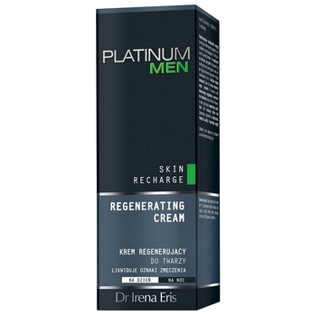 Крем для обличчя Dr Irena Eris Platinum Men Regenerating Cream, відновлювальний, 50 мл - Pampik - 3