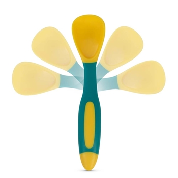 Набор столовых приборов Baboo, от 6 мес., 2 предмета, бирюзовый (10-037) - Pampik - 2