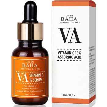 Осветляющая сыворотка для лица Cos De Baha Vitamin C Serum 30 мл - Pampik