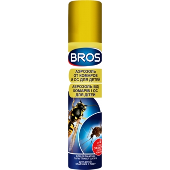Аерозоль від комарів та ос Bros для дітей 90 мл - Pampik