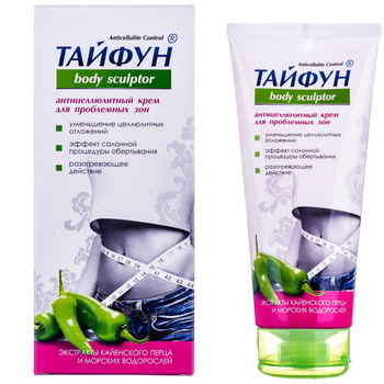 Крем для тіла Тайфун Антицелюлітний для проблемних зон 200 мл - Pampik - 2