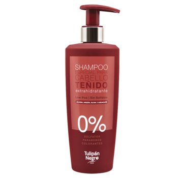 Шампунь Tulipan Negro Low Poo S.S Для фарбованого волосся, безсульфатний, 500 мл - Pampik