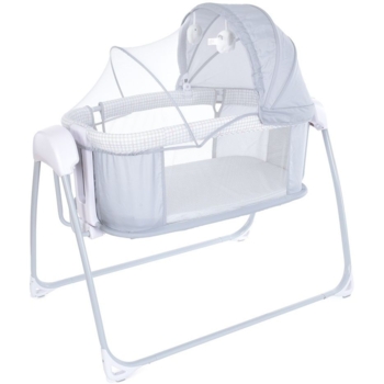 Кроватка-люлька Mastela 8902 серая (25841) - Pampik