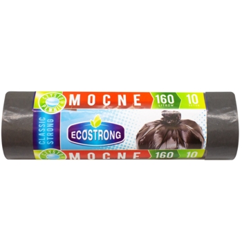 Пакети для сміття Sipeko LDPE Міцні, 160 л, 10 шт. - Pampik