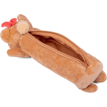 Пенал мягкий Yes Line Friends Choco, 30х9 см, коричневый (533374) - Pampik - 3