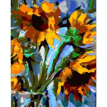 Картина за номерами Santi Букет соняшників, 40х50 см (954384) - Pampik