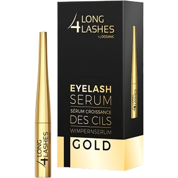 Сироватка Long4Lashes Gold для збільшення, стимуляції та прискорення росту вій 4 мл - Pampik