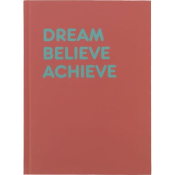 Книга записна Axent Dream А5, 96 аркушів, в клітинку, тверда обкладинка, червона (8458-3-A) - Pampik