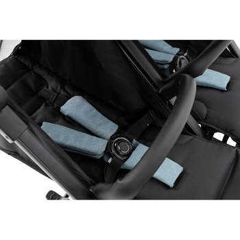 Коляска для дитини прогулянкова FreeON Active Twin чорна/зелена (49720) - Pampik - 10