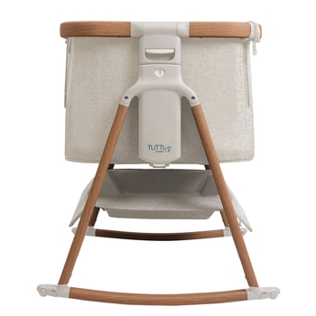 Полоззя для колисання до дитячого ліжка Tutti Bambini CoZee бежевий з білим (211266/75) - Pampik - 2