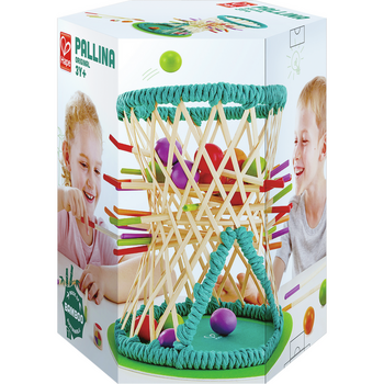 Головоломка из бамбука Hape Pallina с шариками (E5522) - Pampik - 8