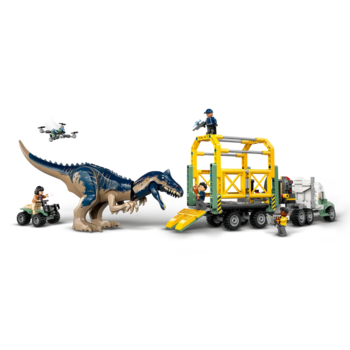 Конструктор LEGO Jurassic World Місії динозаврів Вантажівка для перевезення алозавра, 588 деталей (76966) - Pampik - 7