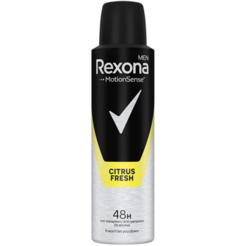 Антиперспірант Rexona Men MotionSense Citrus fresh, аерозоль, 150 мл - Pampik