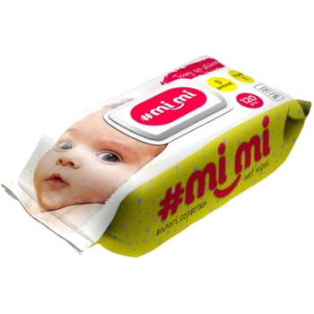 Дитячі вологі серветки mi_mi, 120 шт. - Pampik