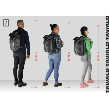 Рюкзак Tavialo CityLife TC23 чорний (TC23-124BL) - Pampik - 6