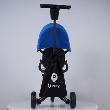 Велосипед складаний триколісний дитячий Qplay Nova+ Rubber Sky Blue (S700-13Nova+SkyBlue) - Pampik - 9