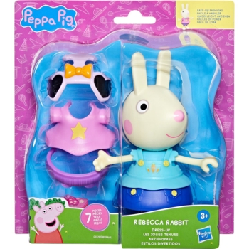 Ігровий набір Peppa Figurines Модна пригода Одягни Ребеку (G0329) - Pampik