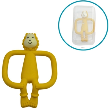 Прорізувач для зубів Lindo Чоловічок, жовтий (DK 05ж) - Pampik