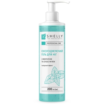 Гель для ног Shelly охлаждающий с ментолом и маслом мяты 200 мл - Pampik