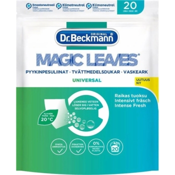 Салфетки для стирки Dr. Beckmann Magic Leaves универсальные, 20 шт. - Pampik
