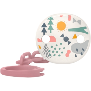 Клипса для пустышки Suavinex A walk in the park, розовый (308232) - Pampik