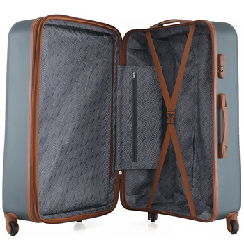 Валіза Semi Line 28" L Green-Grey (T5584-6) - Pampik - 2