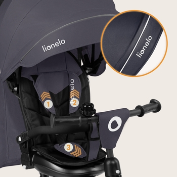 Велосипед Lionelo Tris Plus Grey Stone, сірий - Pampik - 17