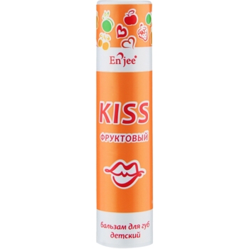 Бальзам для губ детский Enjee KISS Фруктовый, роликовый, 6 мл - Pampik