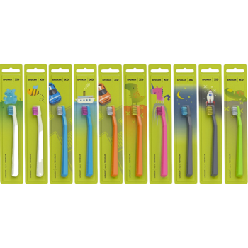 Зубная щетка Spokar 3435 XD, ультра-мягкая, в ассортименте - Pampik