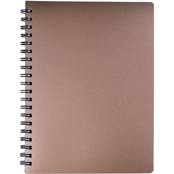 Тетрадь Buromax Status на пружине А5, 80 листов бронза (BM.24552153-51) - Pampik