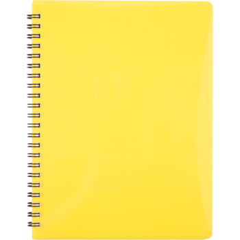 Тетрадь для записей Buromax Gloss А6 в клетку 80 листов желтая (BM.24652151-08) - Pampik