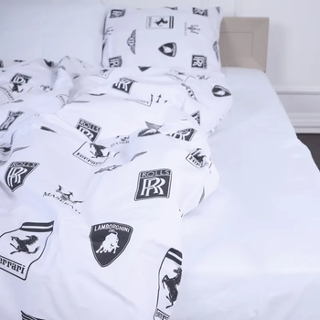 Простыня MirSon Бязь 17-4761 Ferrara 110х160 см белая (2200008941031) - Pampik