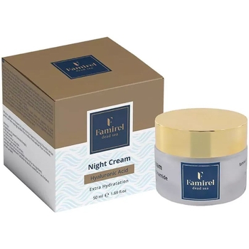 Нічний крем для обличчя Famirel Hyaluronic Acid Extra Hydration 50 мл - Pampik