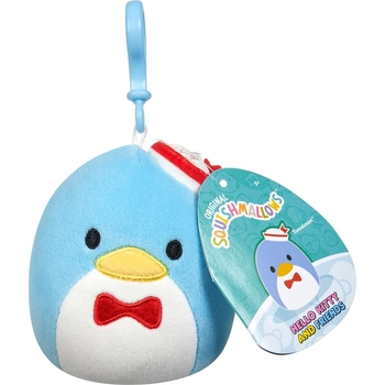 Мягкая игрушка-брелок Squishmallows Hello Kitty Такседо Сэм на клипсе, 9 см (SQSN00276) - Pampik - 3