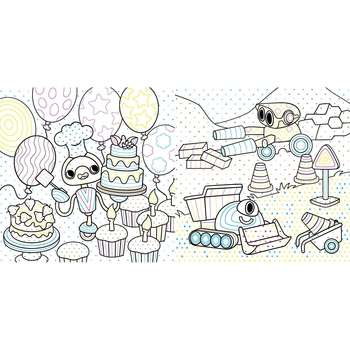 Новые водяные раскраски Видавництво Ранок Роботы (N1377007У) - Pampik - 2