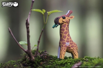 Сборная 3Д модель Eugy Зоопарк Жираф (XEG-009) - Pampik - 8