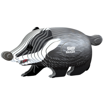 Сборная 3Д модель Eugy Зоопарк Барсук (XEG-094) - Pampik